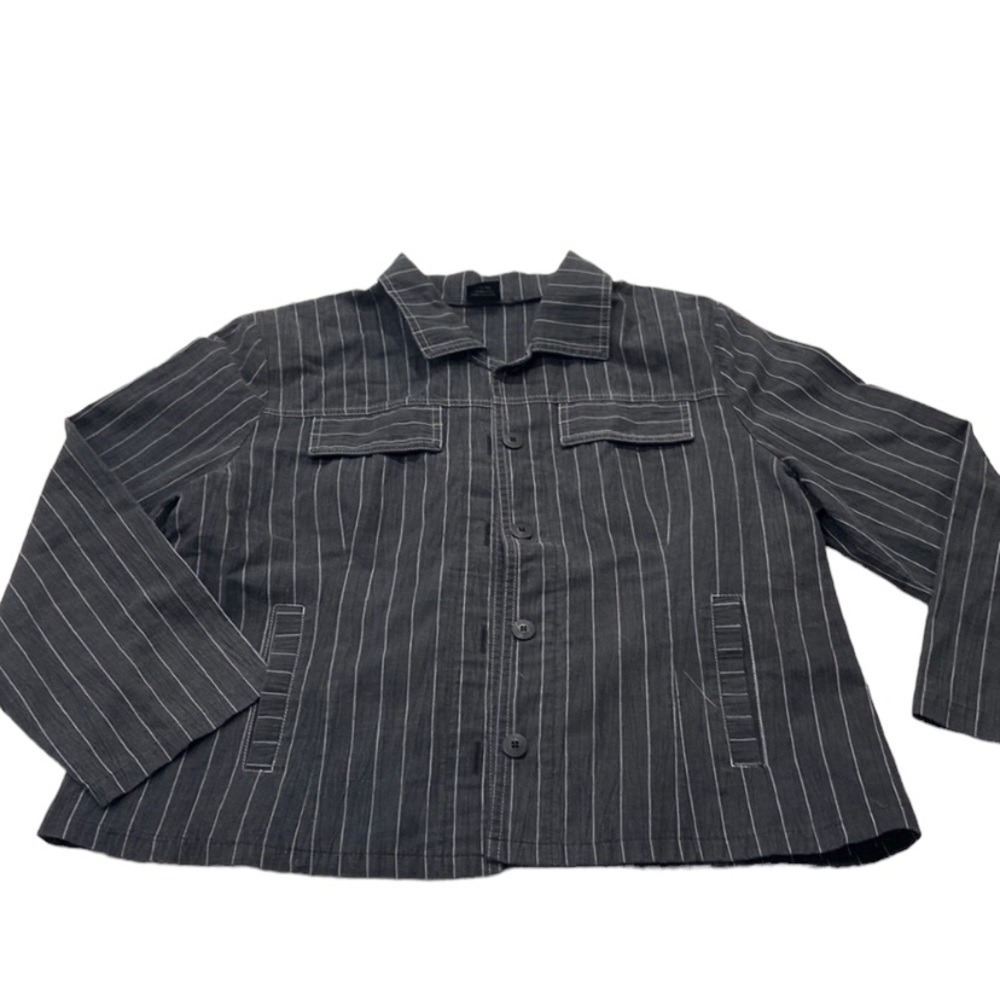 Pola Oy Finland | blazer shirt made in Finland button down size 14